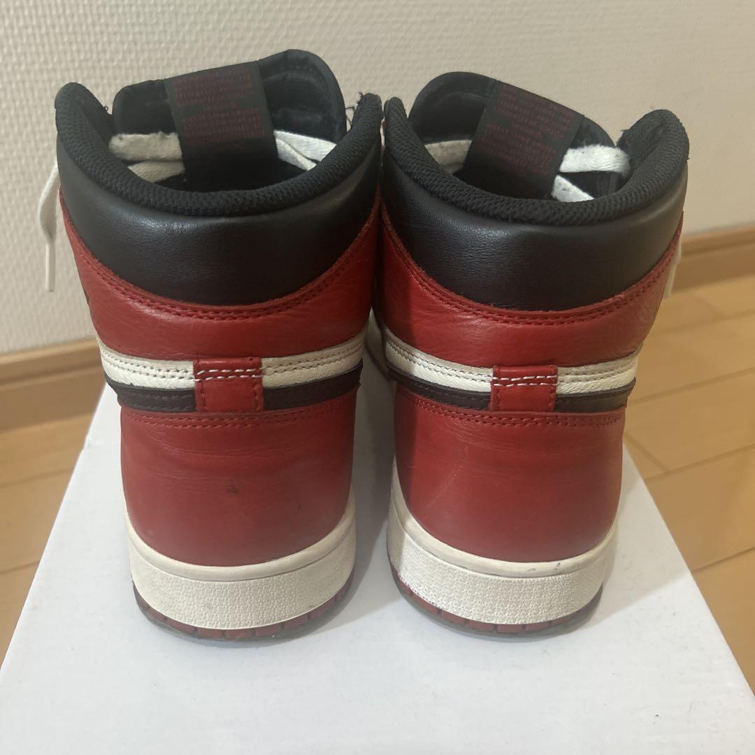 Nike Air Jordan 1 Retro High OG Bred Toe