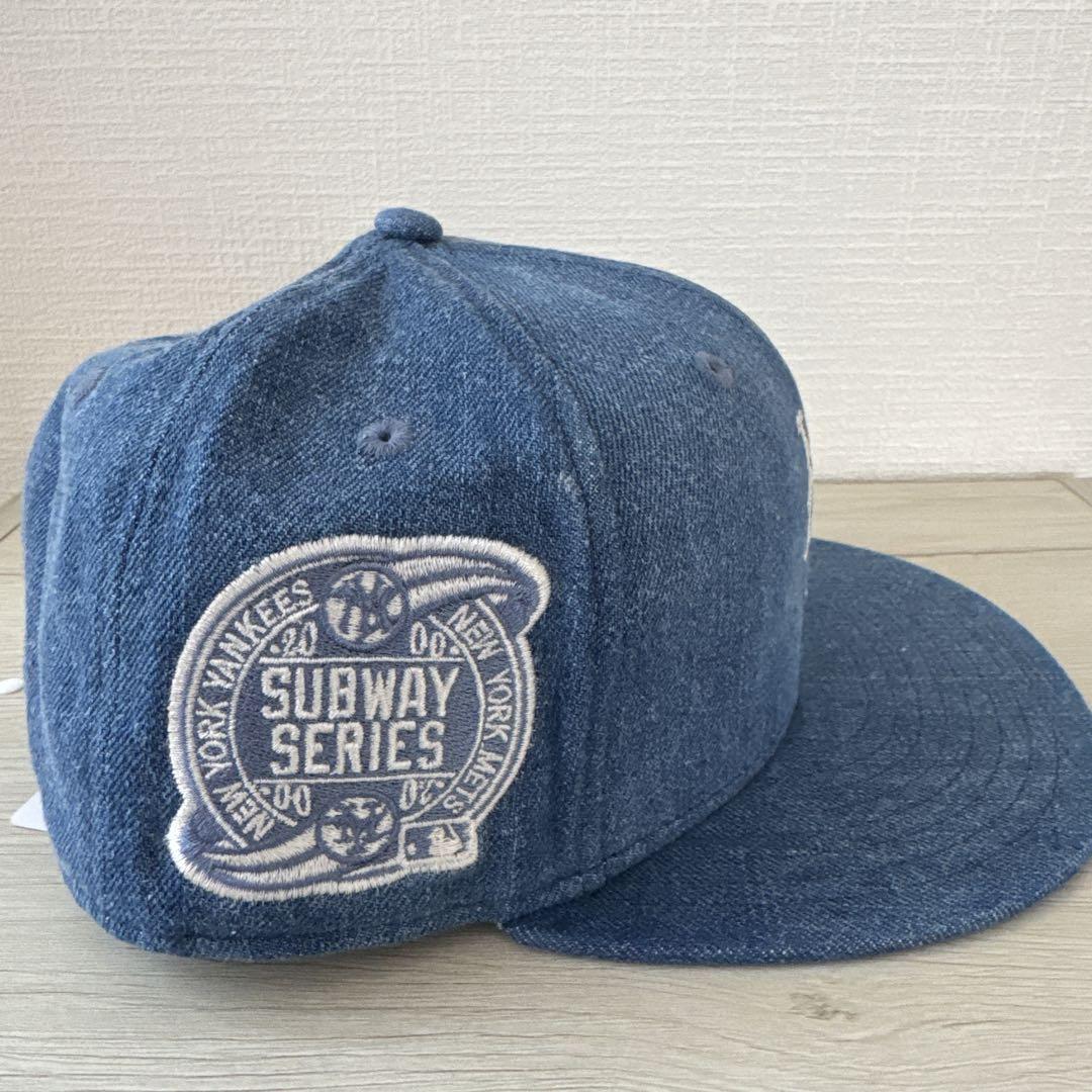 New era ニューヨークメッツ 59fifty ウォッシュドデニムキャップ