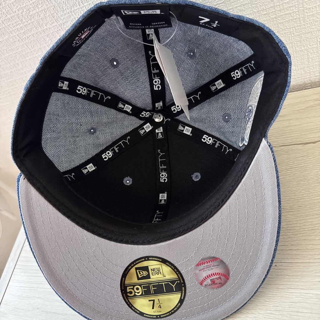 New era ニューヨークメッツ 59fifty ウォッシュドデニムキャップ