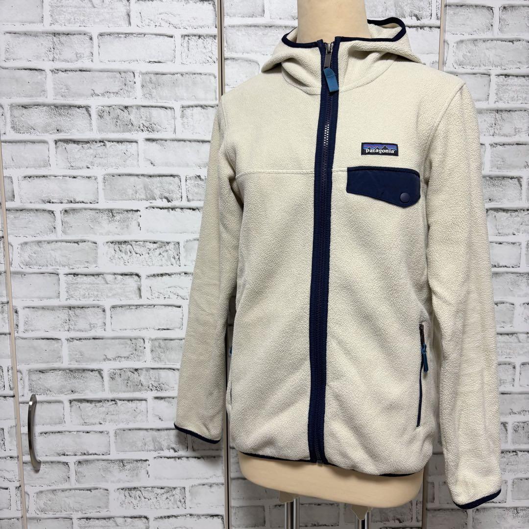 Patagonia パタゴニア 白 アイボリー フリース XSサイズ