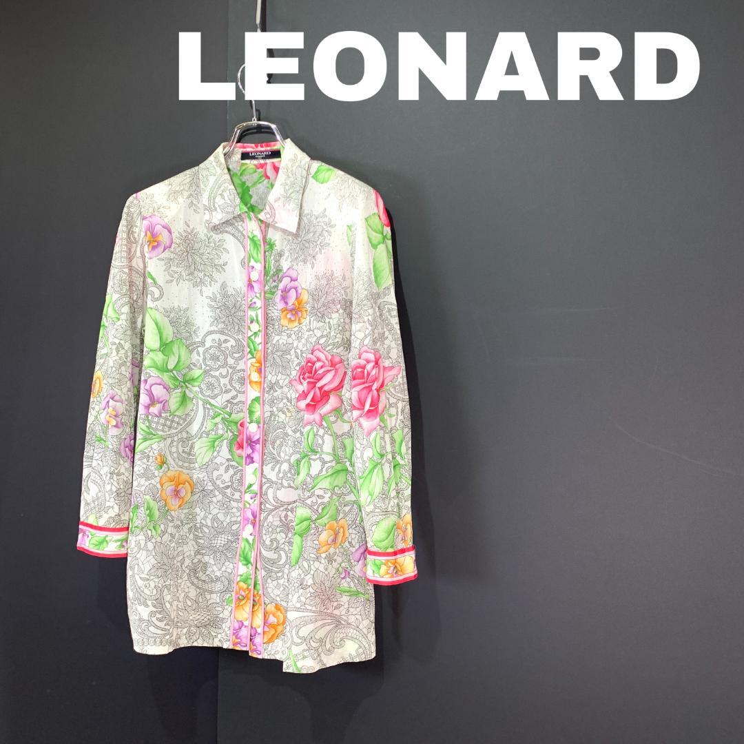 LEONARD レオナール フローラル ブラウス シャツ LEONARD 総柄 花柄 花柄 総柄 無料で入手 LEONARD レオナール フローラル ブラウス シャツ LEONARD 総柄 花柄 花柄 総柄 無料で入手