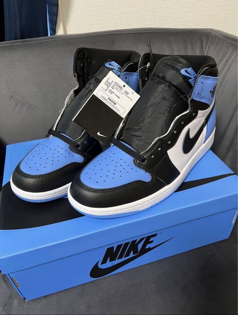 エアジョーダン1 RetroHigh OG University BlueUNC