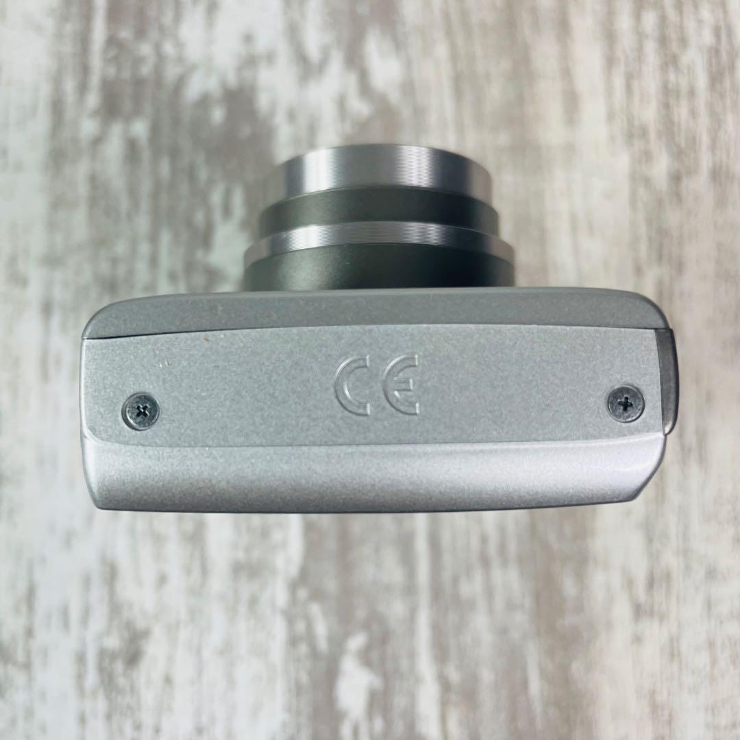 【美品】Canon デジタルカメラ IXY 180 シルバー 光学8倍ズーム