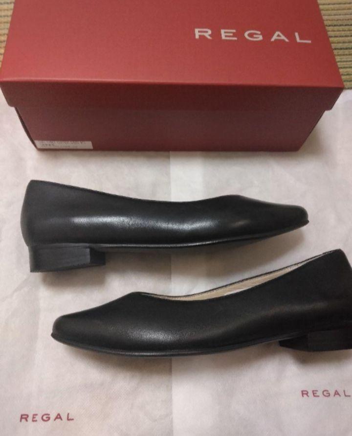 新品未使用　REGAL ブラック パンプス　22.5㎝