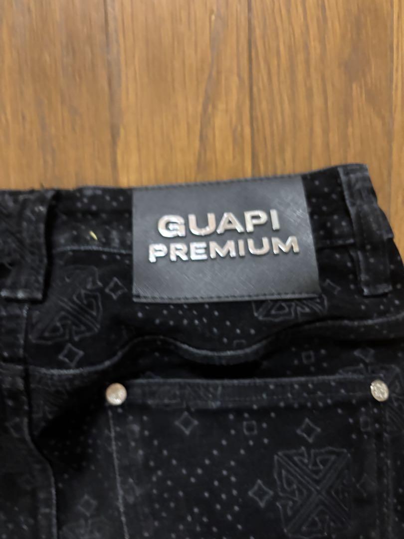 GUAPI ブラックデニム 28
