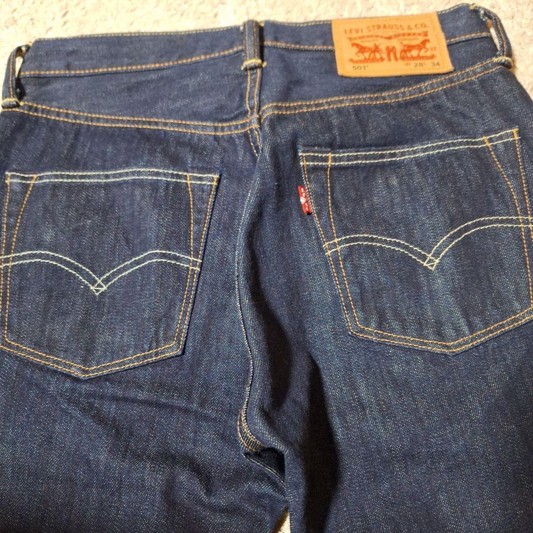 【美品　濃紺】リーバイス　501 デニムジーンズパンツ　W28L34