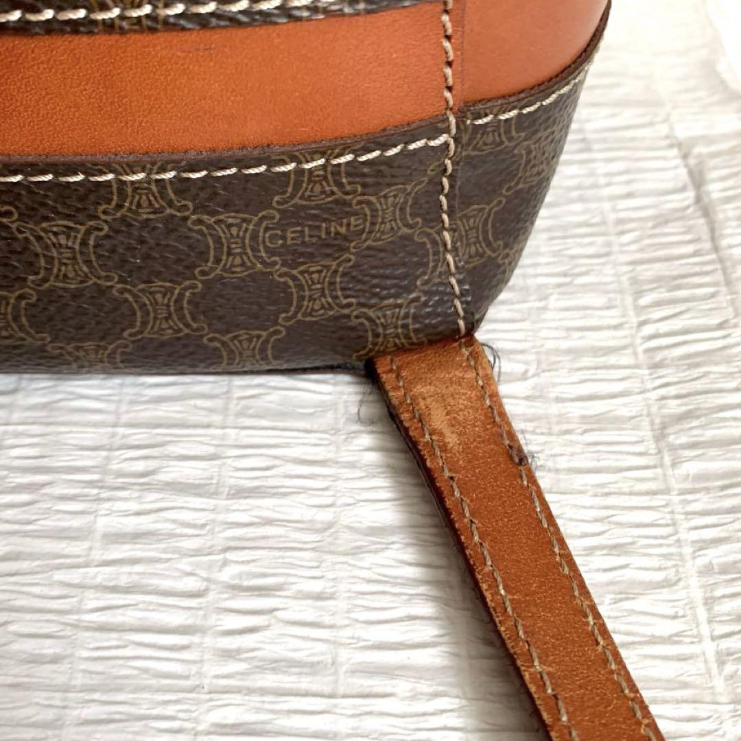 CELINE セリーヌ マカダム リュック ヴィンテージ レザー