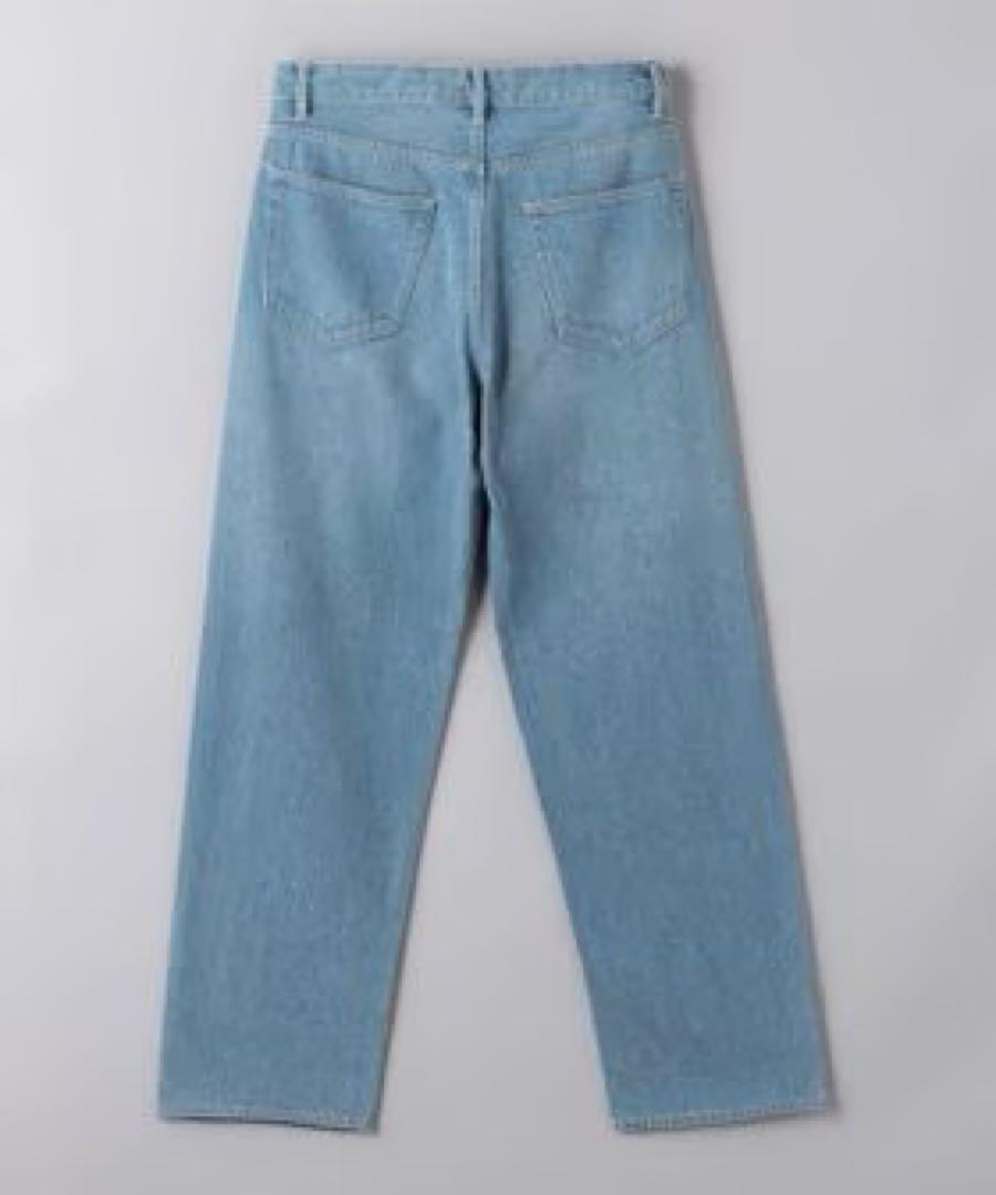 パンツ 3 SELVEDGE FADED LIGHT DENIM WIDE 24SS
