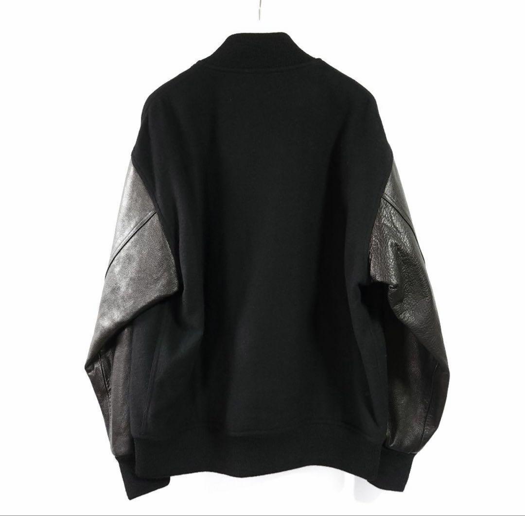 22ss WACKO MARIA VARSITY JACKET ブラック