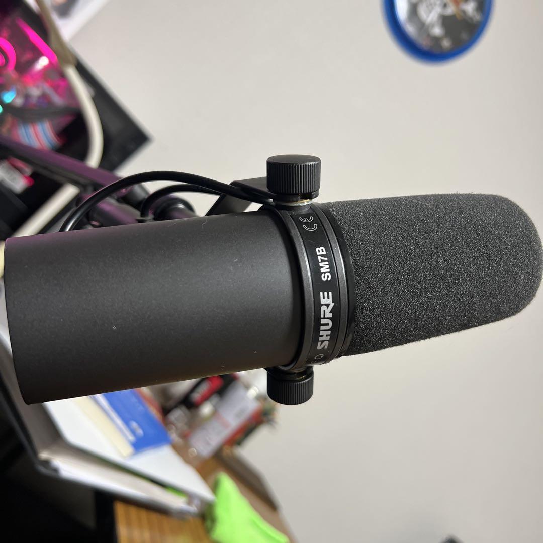 SHURE SM7B マイク アーム式スタンド付き