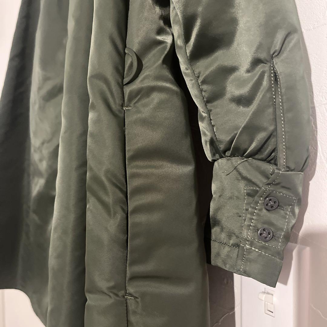 YABYUM チュニック光沢張り感カーキM