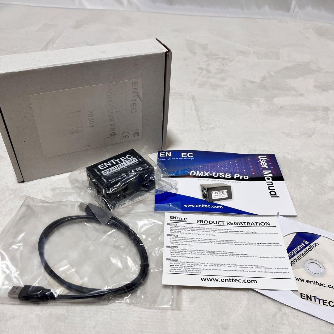 ENTTEC DMX USB Pro 【未使用/未開封】 DMX USB PRO - the industry standard for DMX to USB