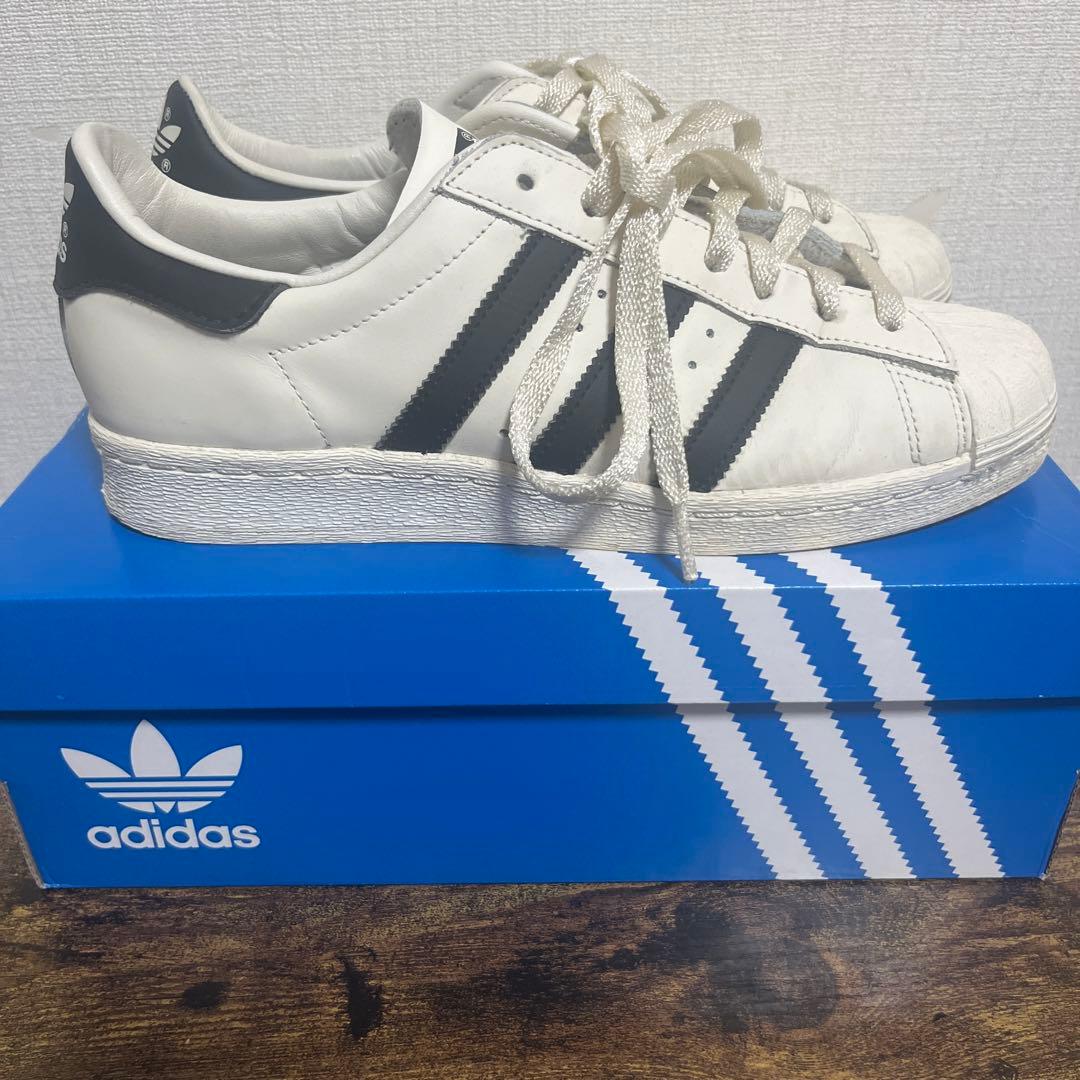 adidasスニーカー superstar82 26.5cm