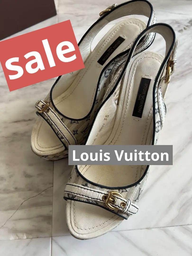 Louis Vuitton エスパドリーユ 船底35【22.5相当】