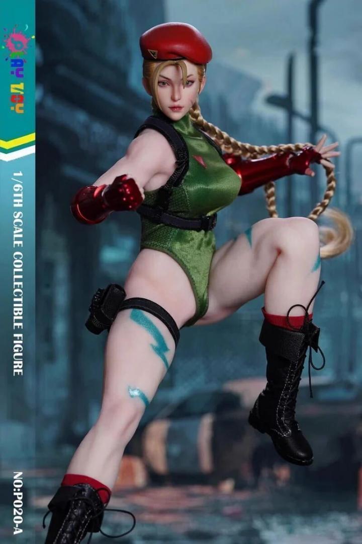 PLAY TOY 1/6 フィーメイル ファイター グリーン版 P020-A