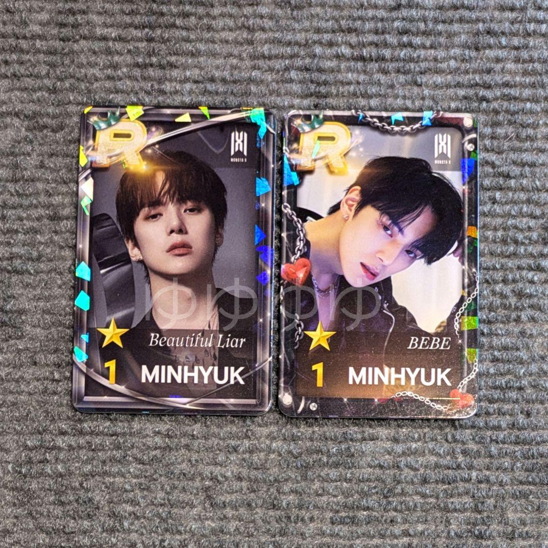 MONSTA X SUPERSTAR in Tokyo ミニョク 2枚セット タレントカード