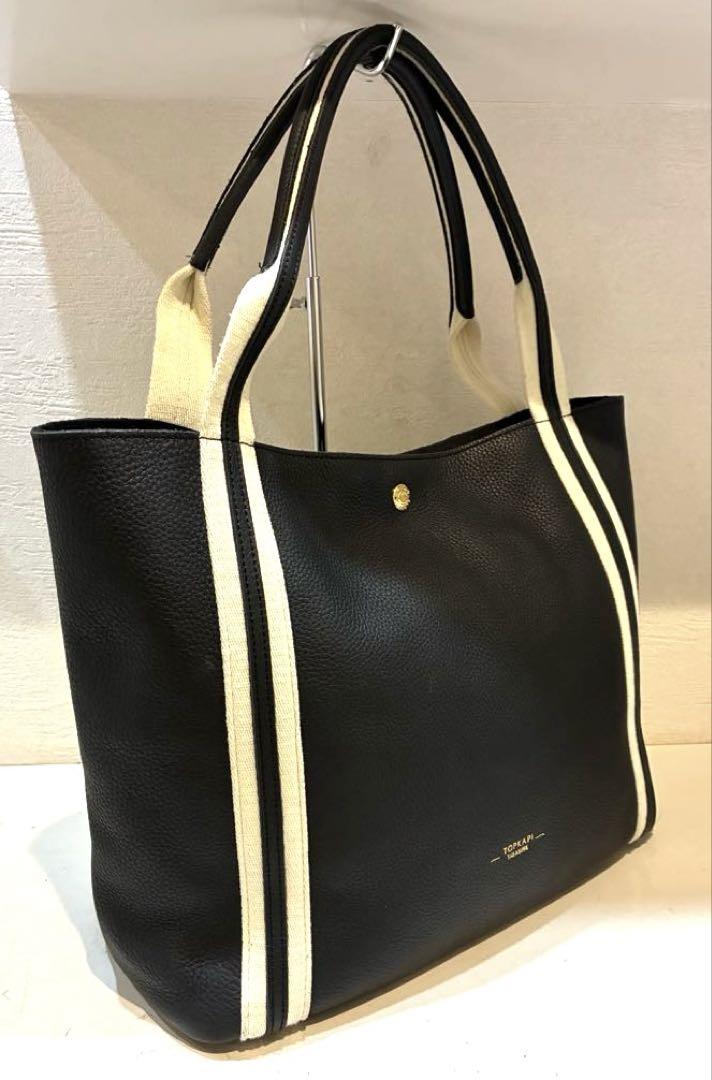 美品】TOPKAPI ソフトシュリンク テープコンビ A4 トート バッグ
