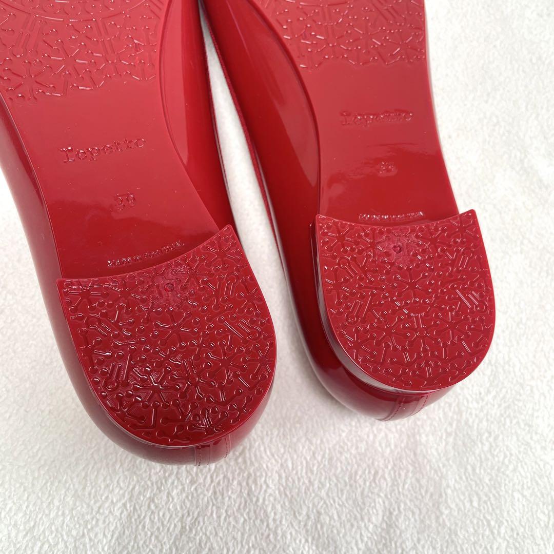 【新品未使用】repetto レペット サンドリオンベイビー レッド 39