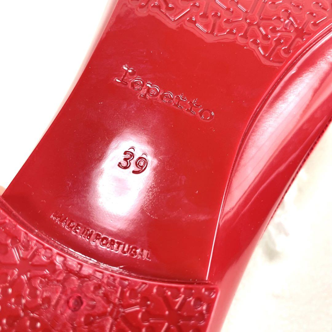 【新品未使用】repetto レペット サンドリオンベイビー レッド 39