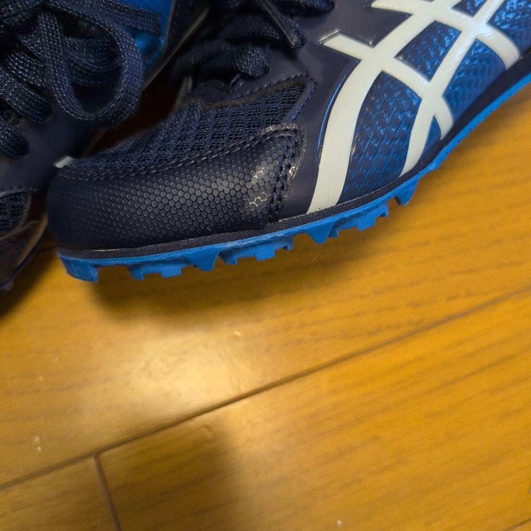 アシックスASICS陸上スパイクオールウェザー・土トラック兼用エフォート13美品