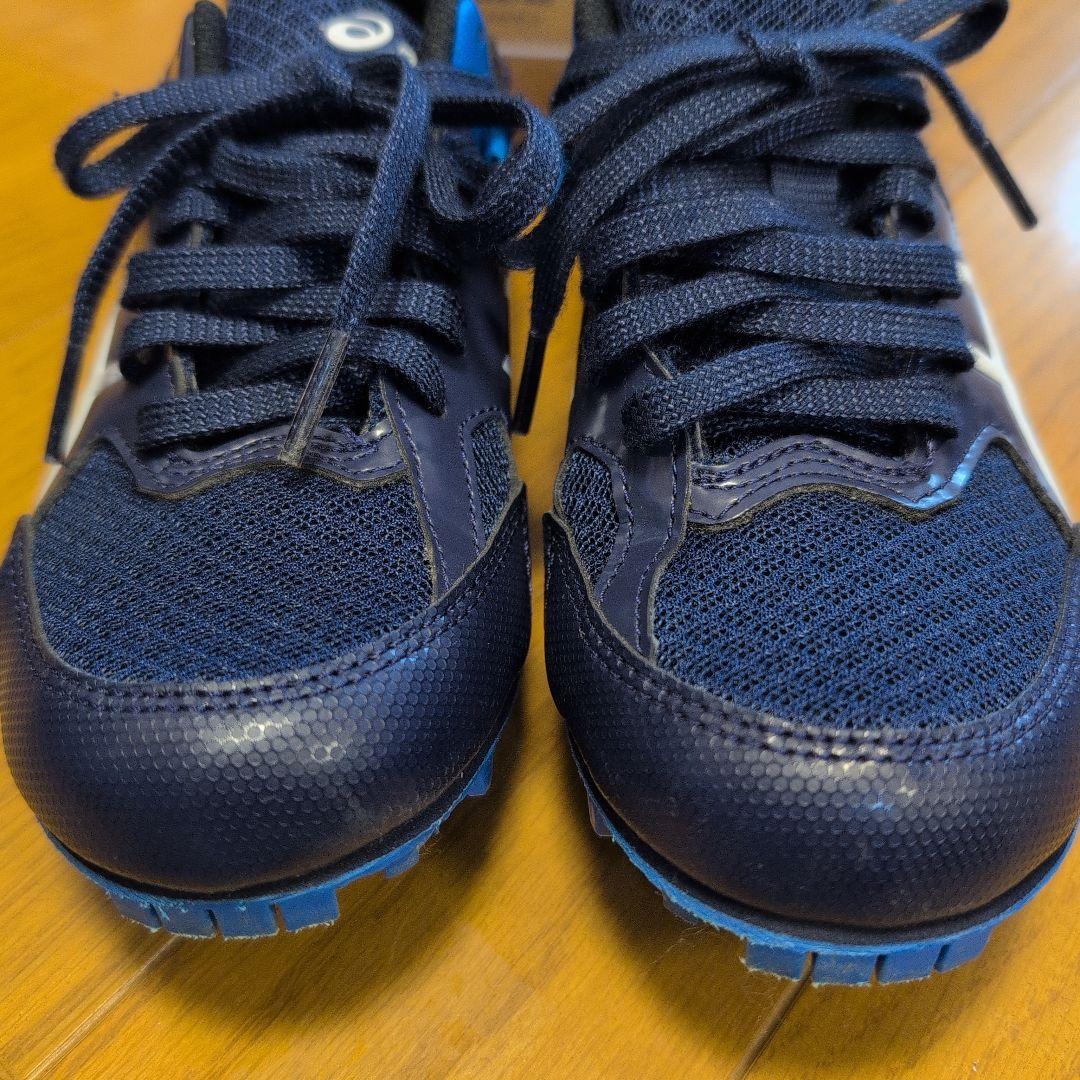 アシックスASICS陸上スパイクオールウェザー・土トラック兼用エフォート13美品