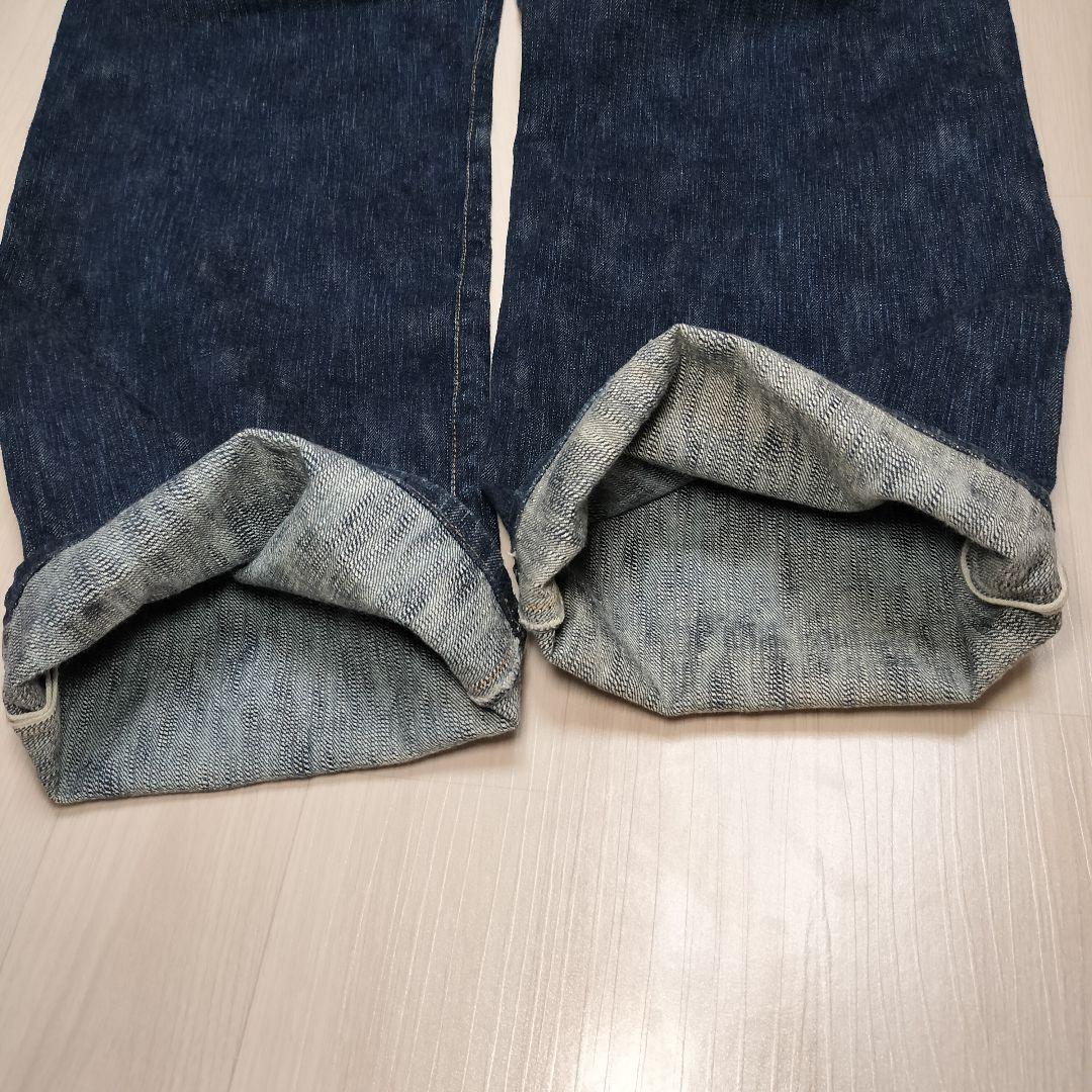 アップルバム ワイド デニム パンツ ジーンズ Gパン ベースボール刺繍 XL