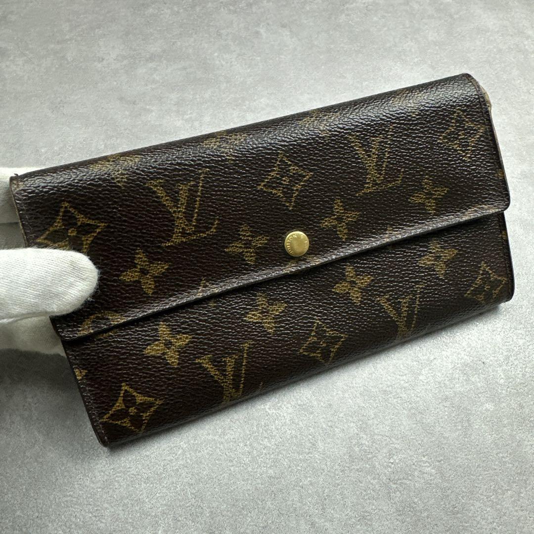 LOUIS VUITTON ルイヴィトン ポルトモネクレディ 長財布 モノグラム