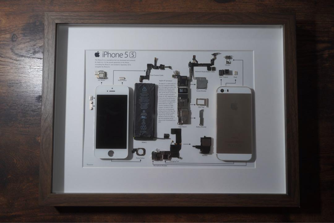 おすすめプライズ｜株式会社タイトー iPhone 5s White 分解アート 標本アート 一点もの その他