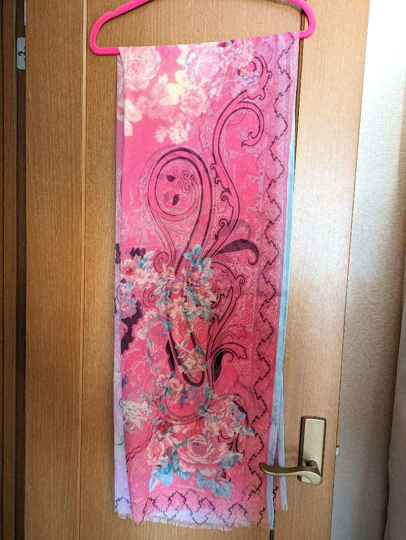 ETRO イタリア製 シルク シフォン ペイズリー柄ストール