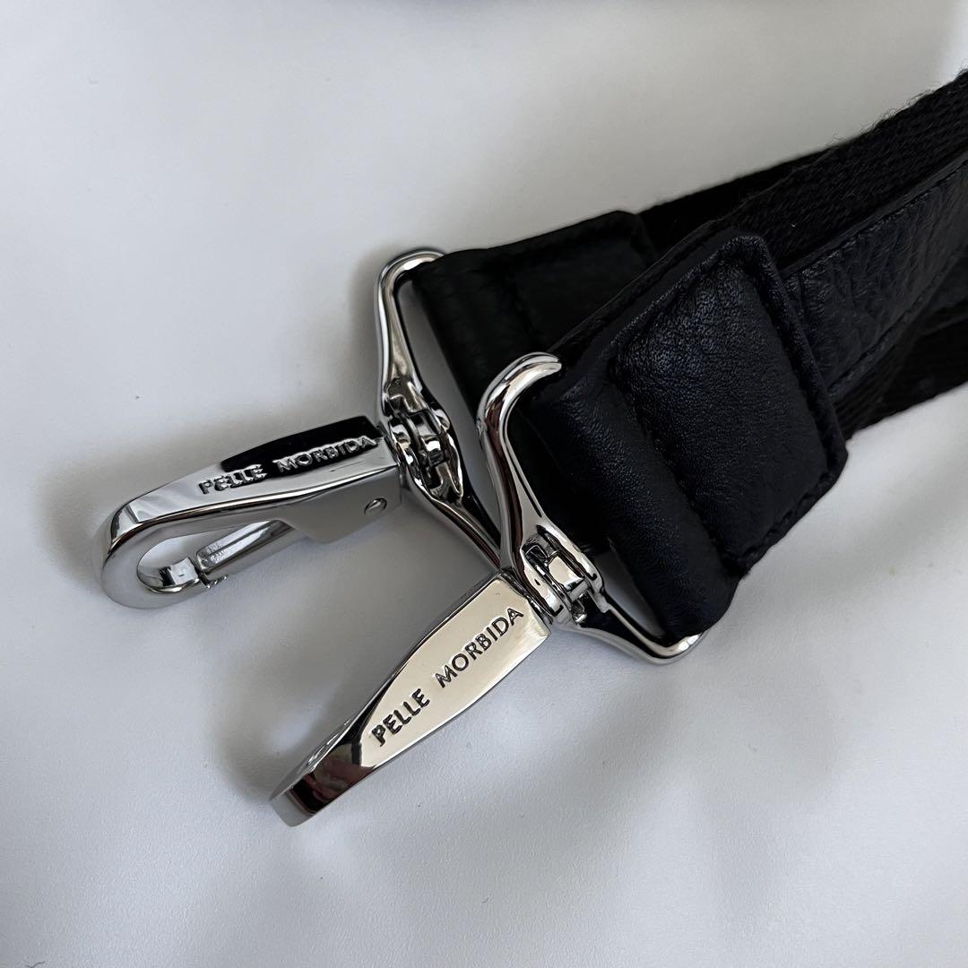 新品級　ペッレモルビダ メイデンヴォヤージュ トートバッグ 2way レザー 黒