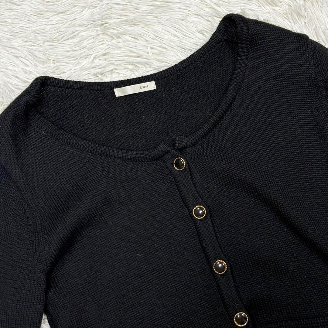 FAVORI - FAVORI ブラウン カーディガン 長袖トップス M 春夏の