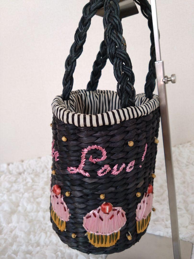 中古katie【CUPCAKE LOVE\"バスケット】 中古katie【CUPCAKE LOVE