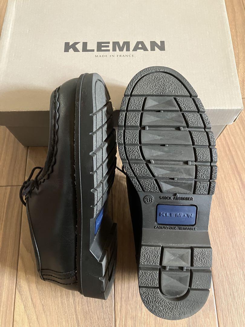 KLEMAN レースアップシューズ ブラック