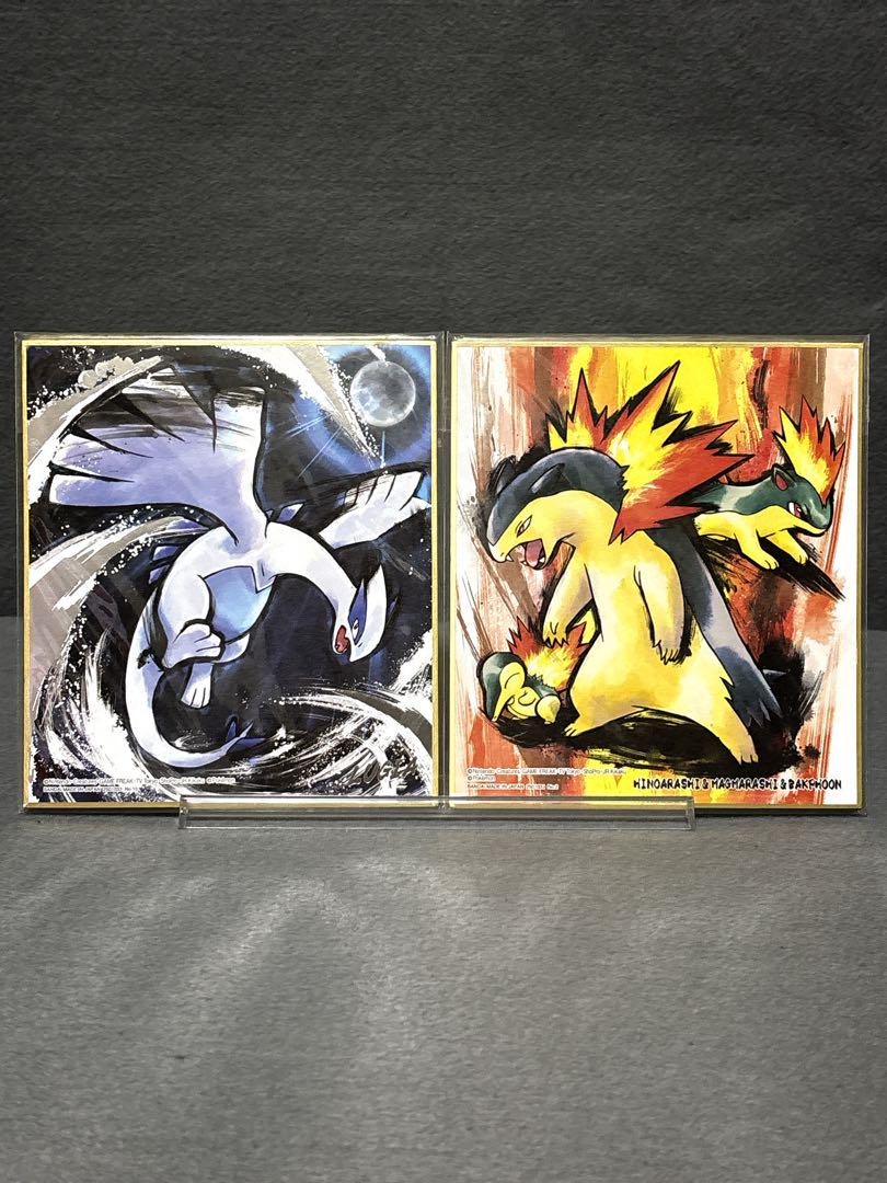 ポケモン 公式色紙ART2 プレミアムアートボード ルギア 銀箔押し
