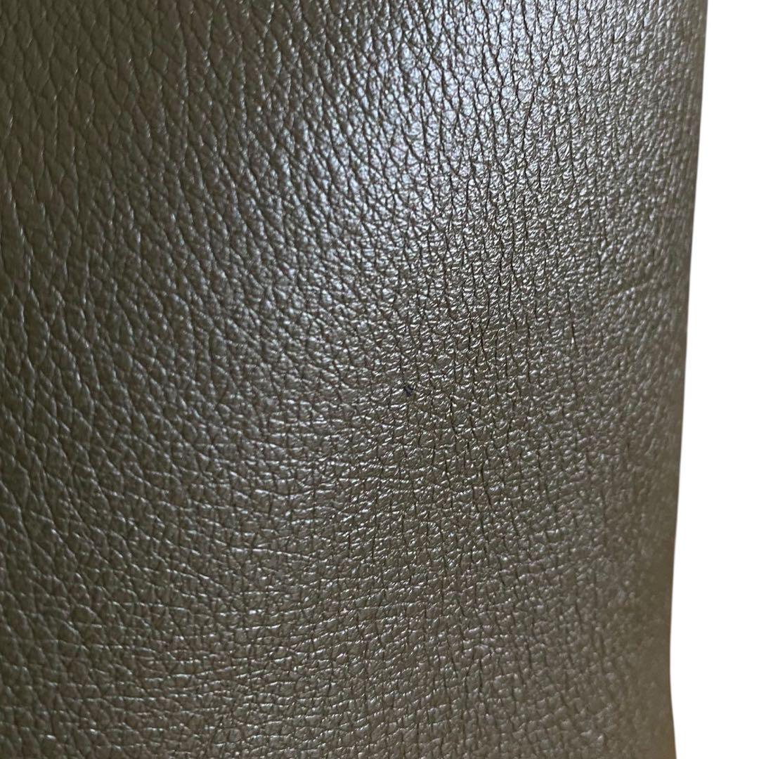 美品 PELLICO ペリーコ レザー トートバッグ A4 カーキ 手提げ
