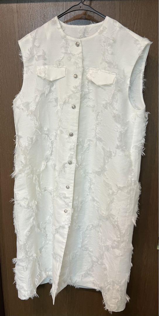RAYA FRONT BUTTON DRESS ロングジレ