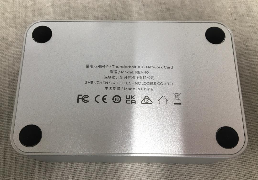 美品】ORICO Thunderbolt 3 10Gb 高速ネットワーク接続 - メルカリ