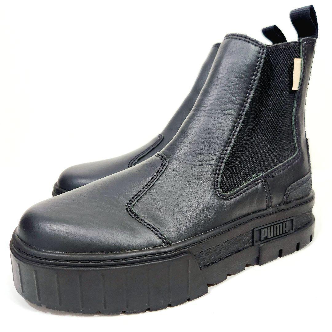 【新品未使用】プーマ メイズ チェルシー インフューズ レザー サイドゴアブーツ