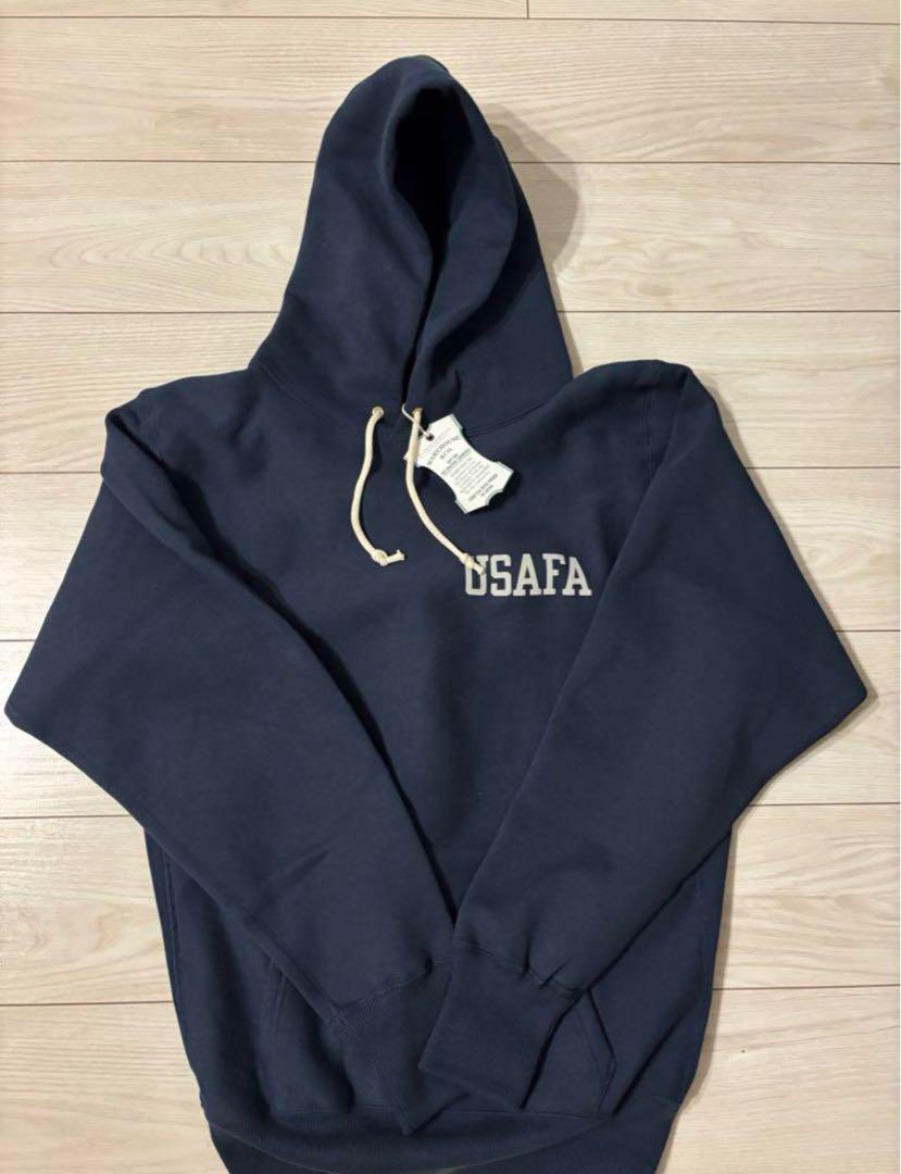 USAFAロゴ ネイビー フード付き　WAREHOUSE