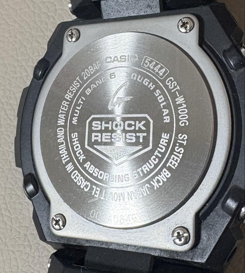 G-SHOCK Gショック　GST-W100G ブラックゴールド