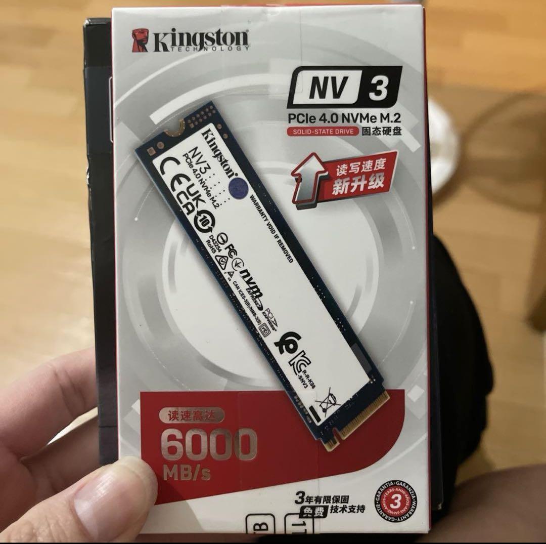 Kingston NV3 1TB SSD PCIe 4.0 M.2 7,000円