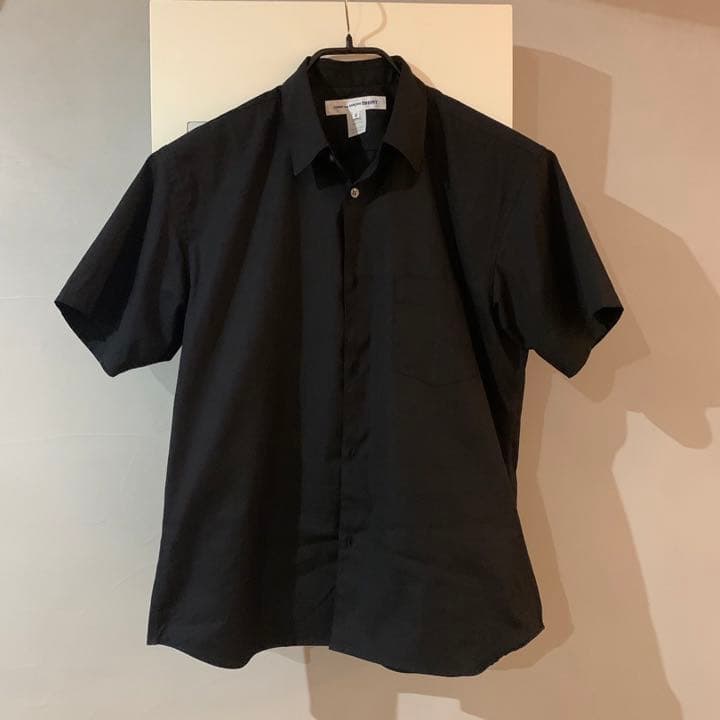 正規 コムデギャルソン シャツ M フランス製 ブラック | www