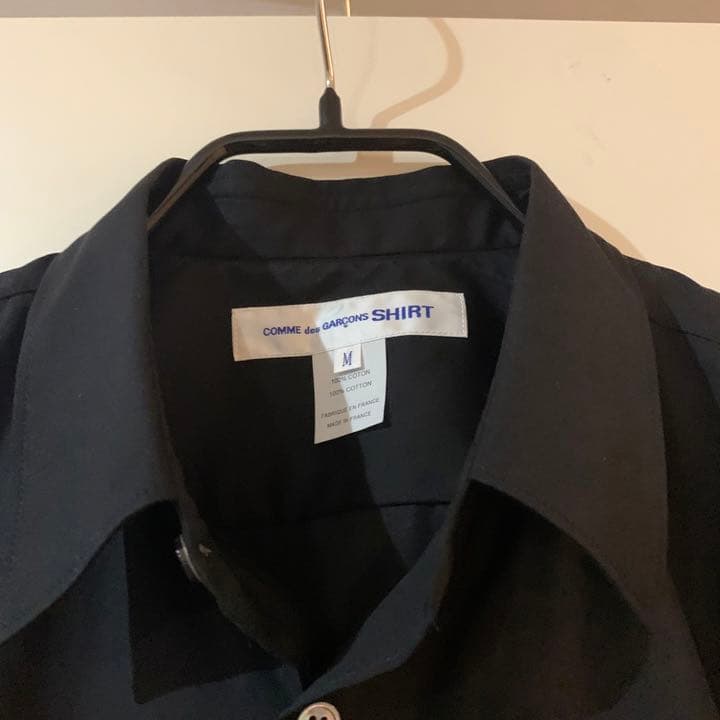 正規 コムデギャルソン シャツ M フランス製 ブラック | www
