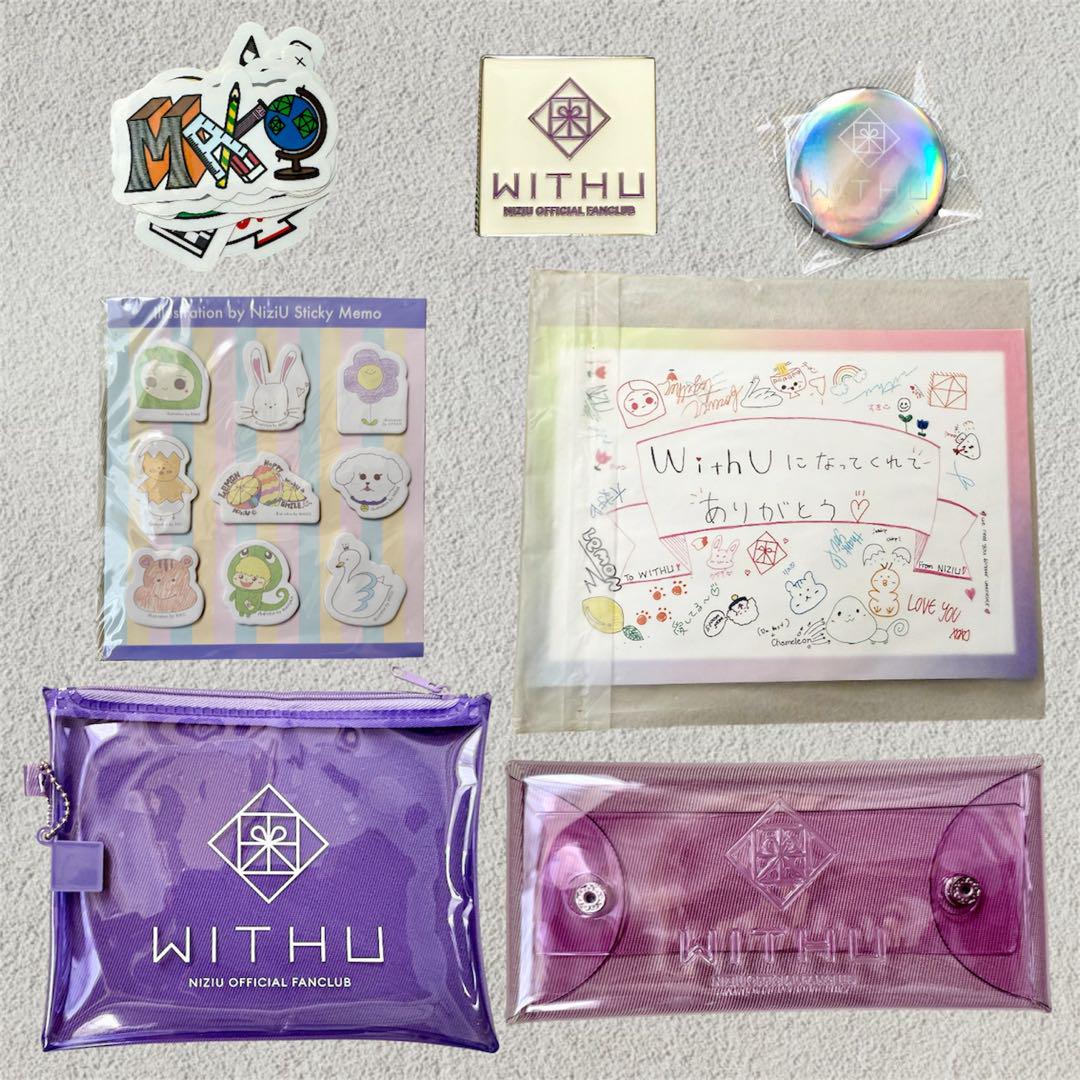 NIZIU WITHU公式ファンクラブ特典 7点セット - メルカリ