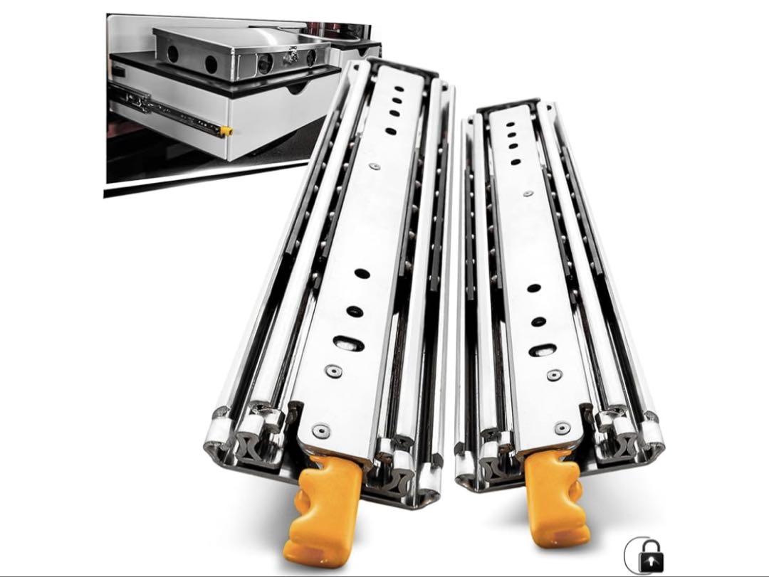 AOLISHENG スライドレール 800mm 重荷重用