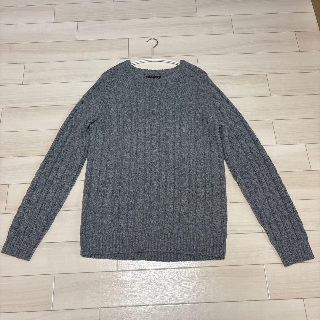 BEAMS PLUS / 5ゲージ ケーブルクルーニット