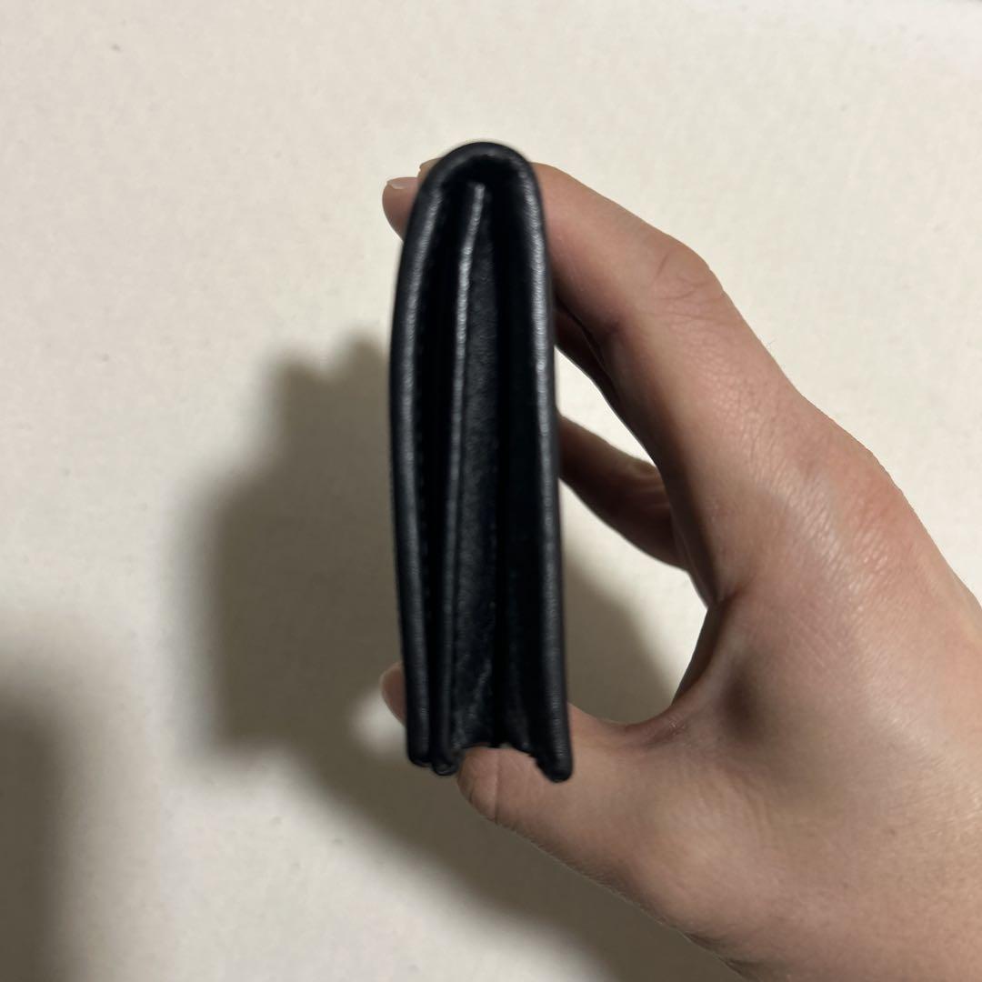 BVLGARI ブラックレザー名刺入れ