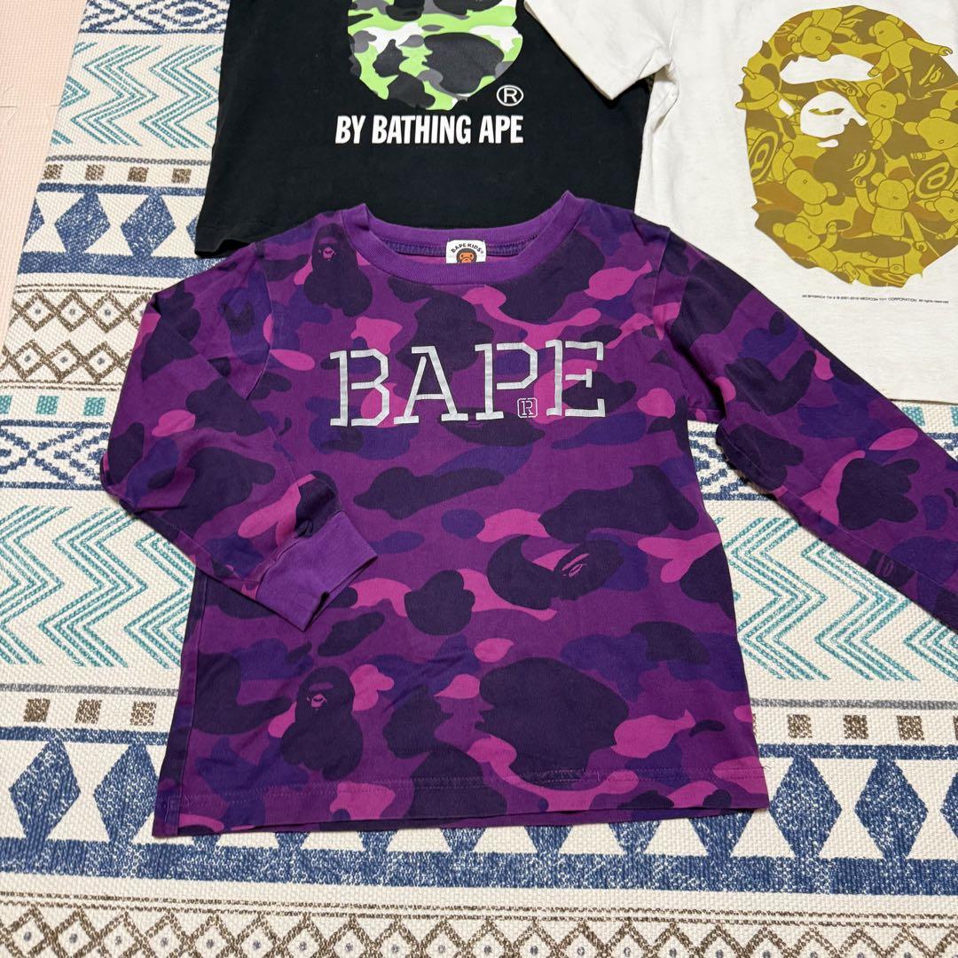 BAPE 迷彩柄 Tシャツ 3枚セット