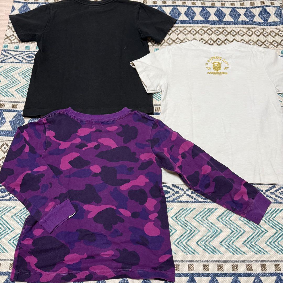 BAPE 迷彩柄 Tシャツ 3枚セット