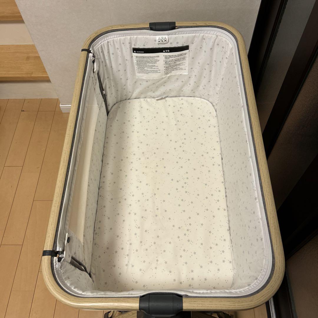 【美品】HZDMJ 折りたたみ式 ベビーベッド